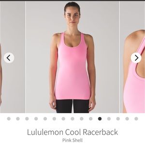 Pink Lululemon Cool Racerback
